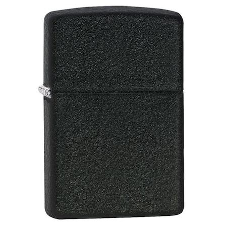 Zippo Black Crackle Pocket Lighter 236